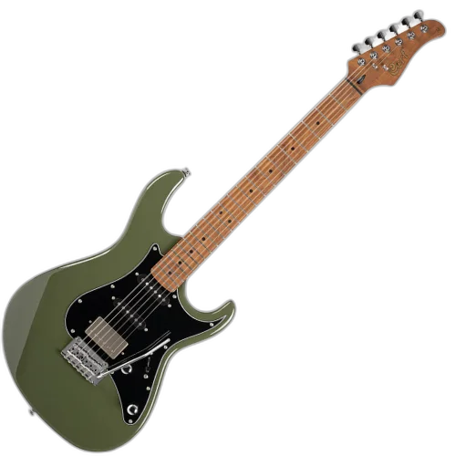 Guitarra Cort G250 SE ODG Olive Dark Green Captadores Voiced Tone VTS63 e VTH59