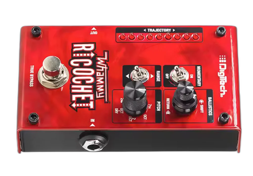 Pedal de Pitch Shift Digitech Whammy Ricochet - Efeito Whammy Sem Treadle com Ballistics e 7 Intervalos