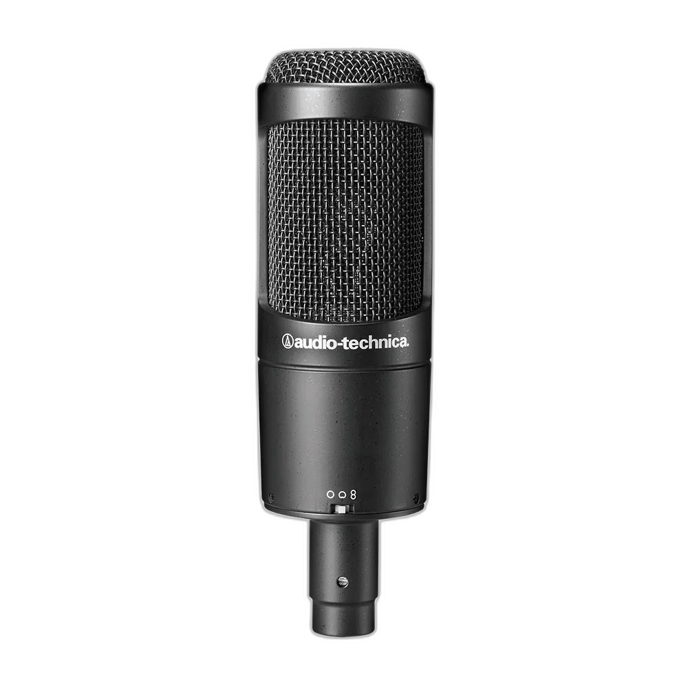 Microfone Audio-Technica AT2050 Condensador Multi-Padrão - Omni, Cardióide e Figura-8 para Estúdio e Vocais