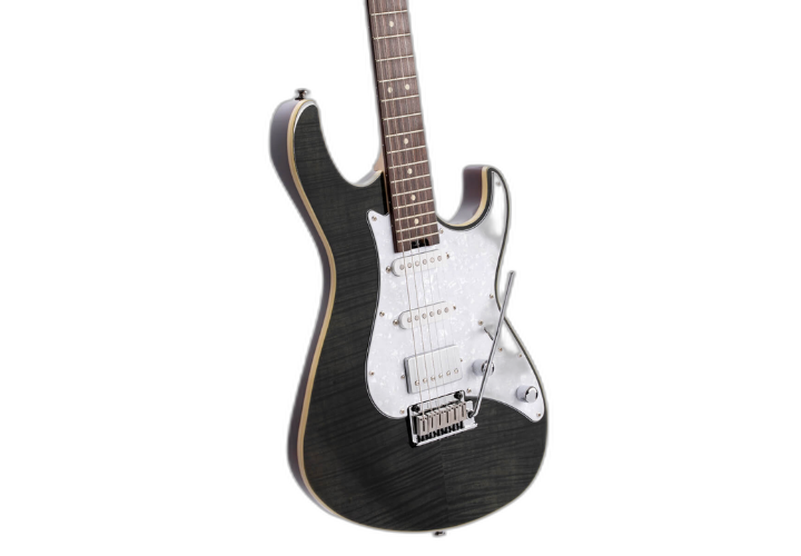 Guitarra Cort G280 Select TBK Trans Black com Captadores Voiced