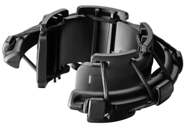 Shock Mount Audio-Technica AT8455 para Microfone AT2020USB-X - Absorção de Vibrações com Suporte Duplo Rosca 3/8" e 5/8"