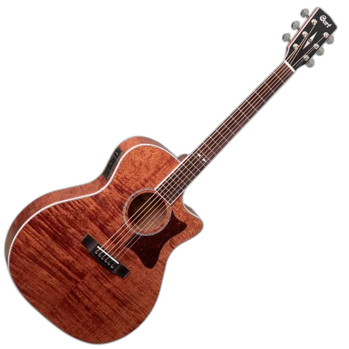 Violão Eletroacústico Cort GA5F-FMH Open Pore GA Aço com Tampo Flamed Mahogany e Fishman Presys II