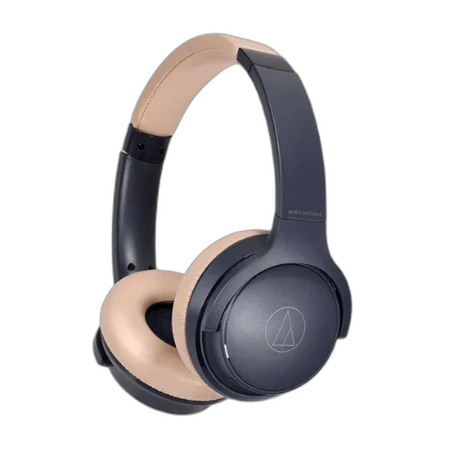Fone de Ouvido Bluetooth Audio-Technica ATH-S220BTNBG Azul/Bege com 60h de Bateria e Carga Rápida
