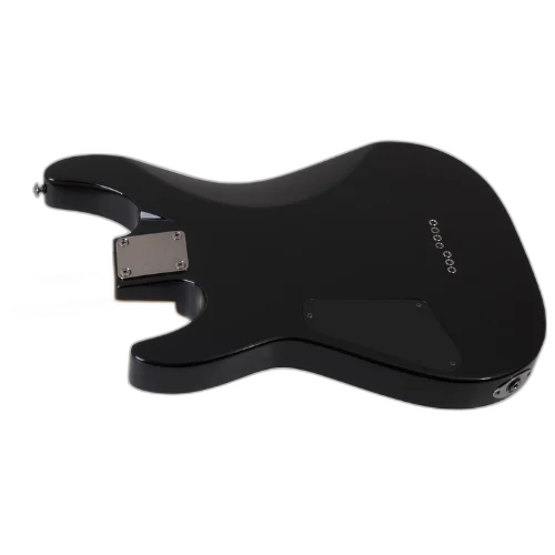 Guitarra Schecter C-7 SGR GBLK Gloss Black 7 Cordas com Captadores Schecter USA SuperCharger Mach-6 HH e Ponte Hipshot Hardtail 3814