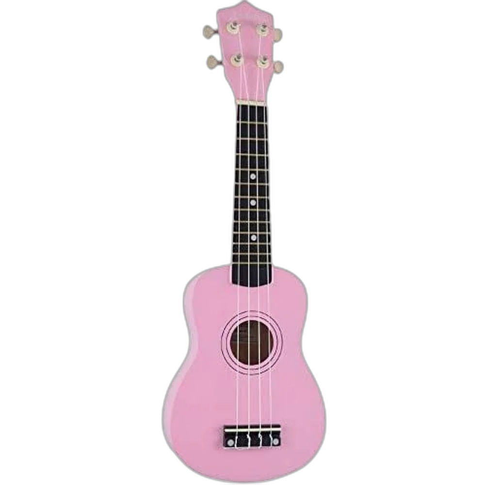 Ukulele Andaluz Soprano Uks01 Pi Rosa + Capa Simples 21