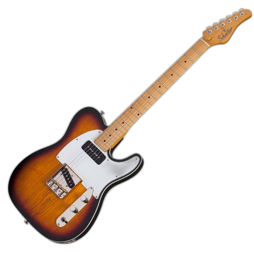 Guitarra Schecter PT Special 3TSBP 3-Tone Sunburst Pearl com Captadores Schecter Diamond VT-1 e V-90 e Ponte PT-H String-Thru 665