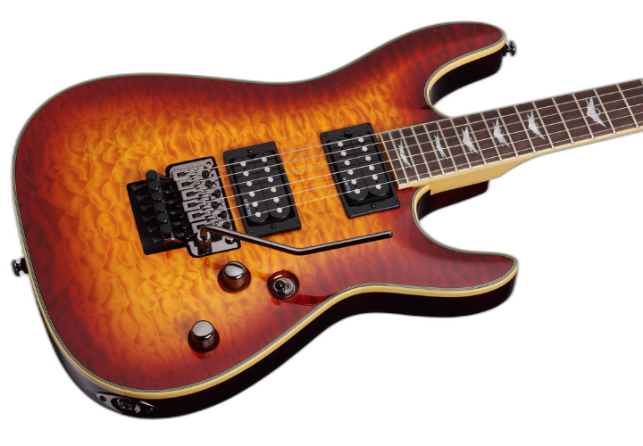 ギター SCHECTER OMEN EXTREME - 6 FR Guitarra Schecter Omen Extreme-6 FR VSB Vintage Sunburst com