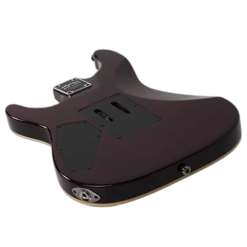 Guitarra Schecter Omen Extreme-6 FR BCH Black Cherry com Captadores Schecter Diamond Plus HH e Ponte Floyd Rose Special 2006