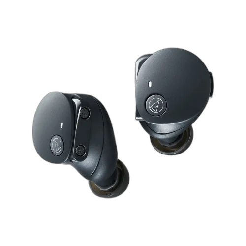 Fone de Ouvido Audio-Technica ATH-CKS50TW2 BK True Wireless ANC Hybrid Drivers 9mm Solid Bass Bateria 65h Magnetic Switch Black