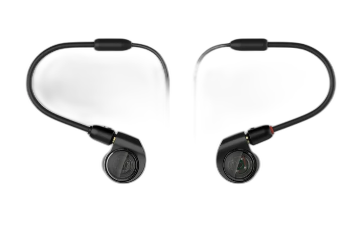 Monitor In-Ear Audio-Technica ATH-E40 com Drivers Dual Phase Push-Pull e Cabo Destacável
