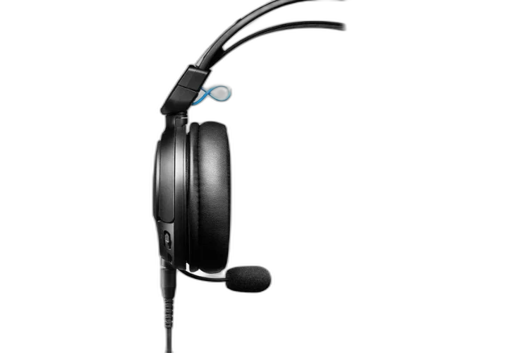 Headset Gamer Audio-Technica ATH-GL3BK Preto Closed-Back de Alta Fidelidade com Microfone Destacável