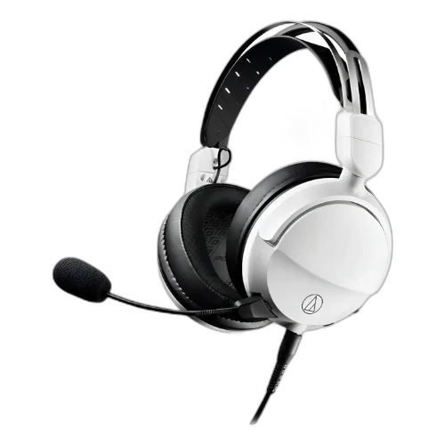Headset Gamer Audio-Technica ATH-GL3WH Branco Closed-Back de Alta Fidelidade com Microfone Destacável