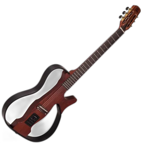 Violão Elétrico Marquês VN-19CTSEQ Chestnut Fosco Vazado Cutaway com Fishman Clasica III