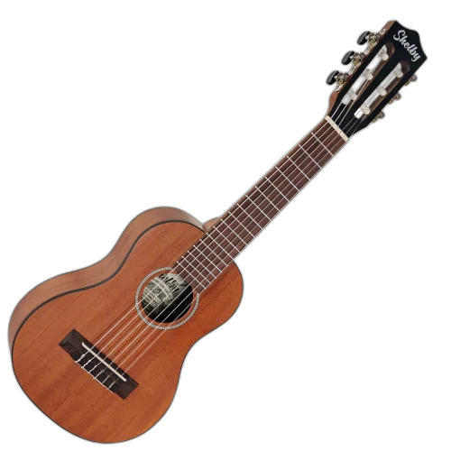 Guitalele Shelby GK6M Natural Nylon com Tampo Fundo e Laterais em Mogno