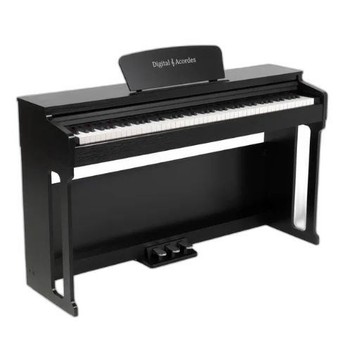 Piano Digital Acordes P2006 PRETO com 88 Teclas Pesadas Ação de Martelo Graduado e Polifonia de 64 Notas
