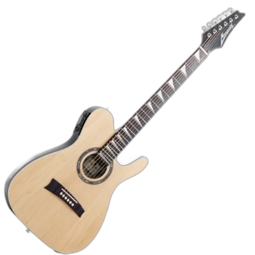 Violão Eletroacústico Marquês VA-44NSEQ Flat Sonic Natural Fosco Aço com MET-A08