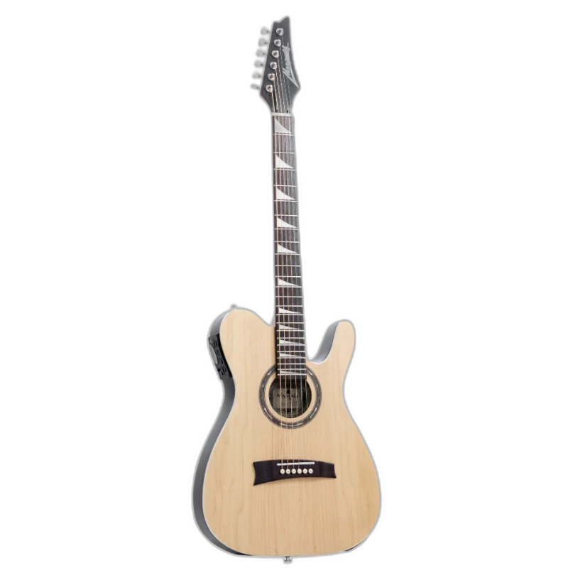 Violão Eletroacústico Marquês VA-44NSEQ Flat Sonic Natural Fosco Aço com MET-A08