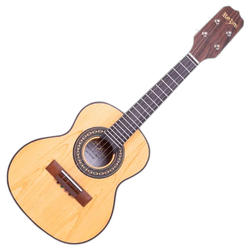 Cavaco Eletroacústico Rozini RC10.EL.F Estudante Caixa Larga Fosco com Captador Piezo - Tampo Marfim Lateral Imbuia Braço Cedro