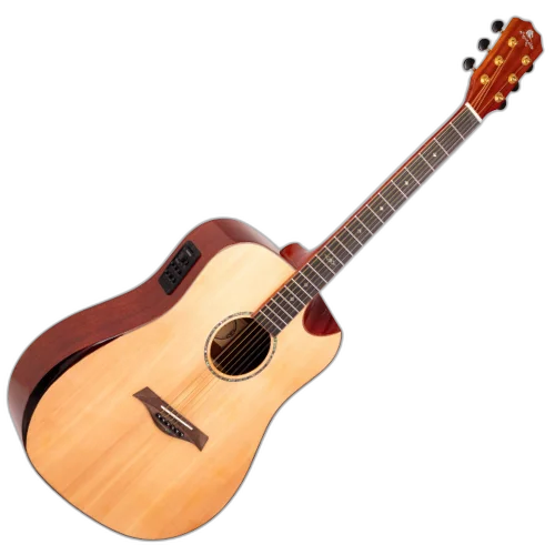 Violão Eletroacústico Marquês VA245 NT EQ Folk Half Cutaway Natural Brilho Aço com Fishman Presys+