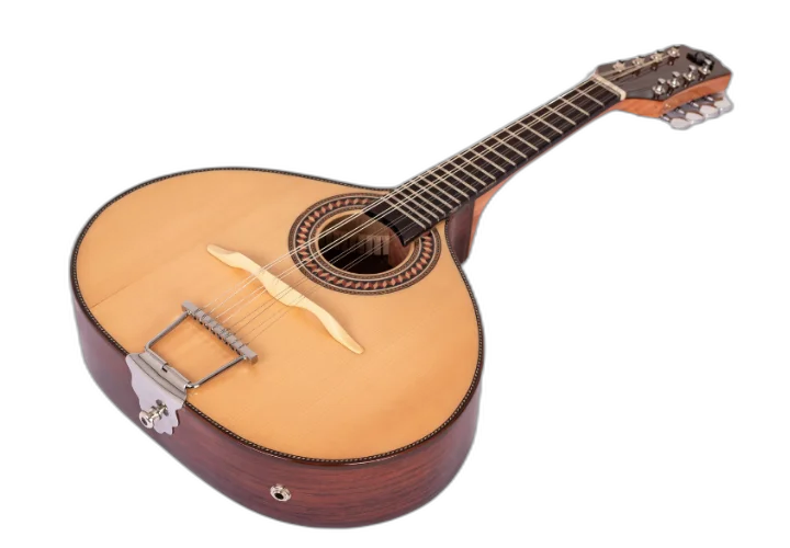 Bandolim Eletroacústico Marquês Musical BND-186NTEL Natural Brilho Maciço com Tampo Pinho Alemão Maciço e Captador Passivo Cap-06