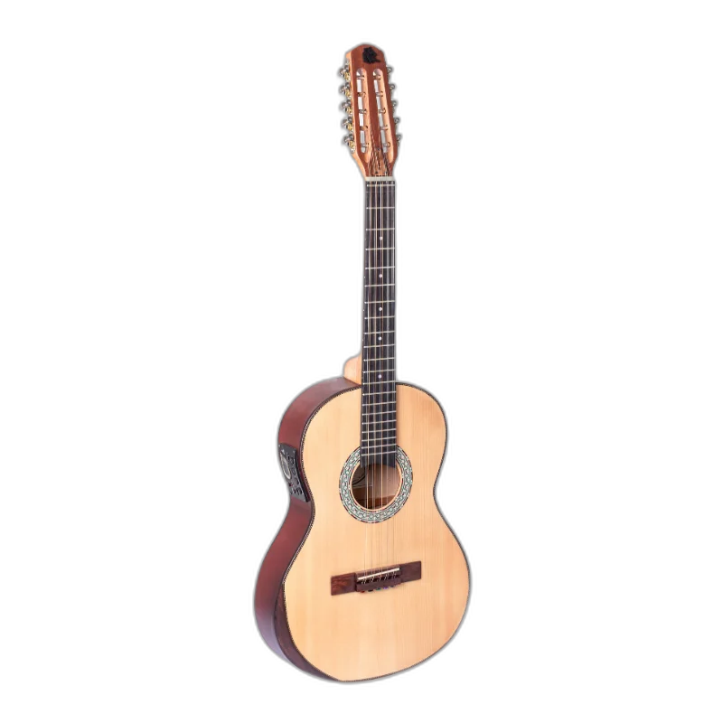 Viola Clássica Eletroacústica Marquês VIL217 NS EQ Clássica Natural Fosco com MET-A08