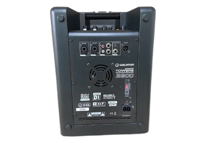 Caixa Amplificada Waldman TWR-2800 Sistema Torre Ativo com 700W RMS e Bluetooth