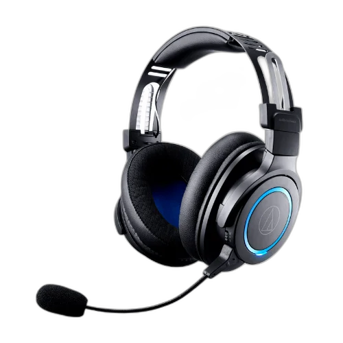 Fone de Ouvido Gamer Audio-Technica ATH-G1WL Wireless Sem Fio com Microfone Destacável e Surround 7.1