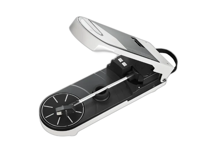 Toca-Discos Portátil Bluetooth Audio-Technica AT-SB727 Branco com Acionamento por Correia e Bateria de 12 Horas