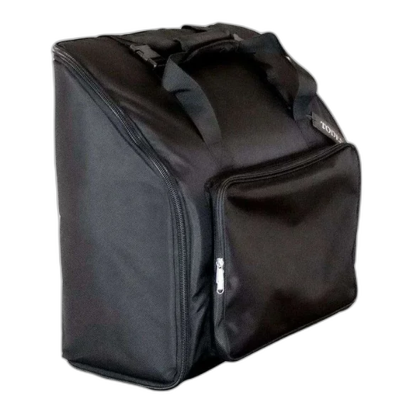 Acordeon 80 Baixos Todeschini Preto 37 Teclas com Bag