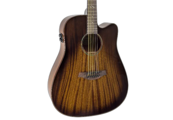 Violão Eletroacústico Aço Waldman Opus Grand DCFX-1441 Brown Burst