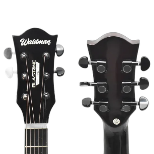 Violão Eletroacústico Aço Waldman DCE141 DBN Linha Blastone Fine Dark Brown