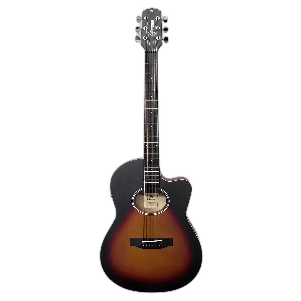 Violão Aço Eletroacústico Giannini Performance GSF-1D CEQ Color Top Sunburst CTSB