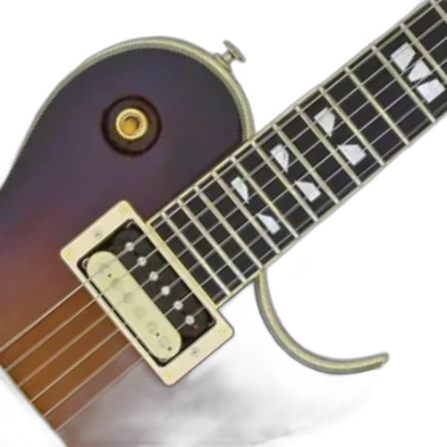 Guitarra Japonesa Aria Pro II PE-R100 Smokey Amber com Captadores Classic Power HH e Ponte Aria Original SPT