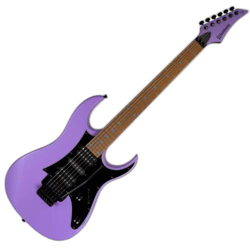 Guitarra Waldman WIG250 PP Purple com Captadores HSH Cerâmicos e Ponte Floyd Tremolo Black