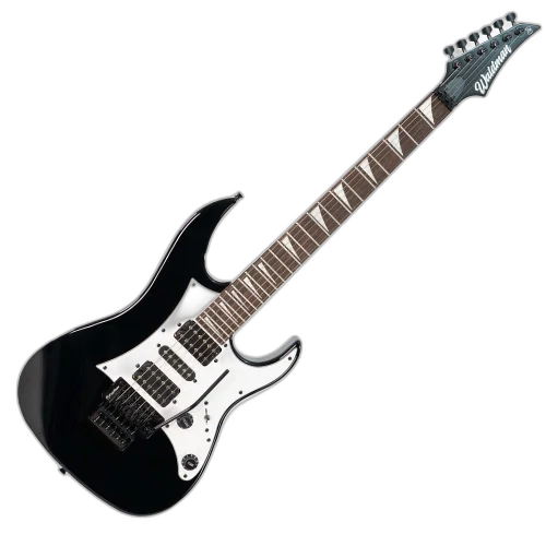 Guitarra Waldman WIG350 BK Black com Captadores HSH Cerâmicos e Ponte Floyd Rose Original Flutuante