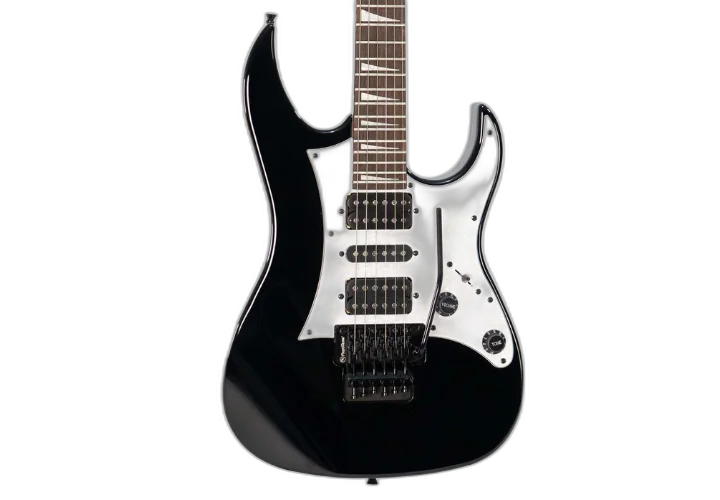 Guitarra Waldman WIG350 BK Black com Captadores HSH Cerâmicos e Ponte Floyd Rose Original Flutuante