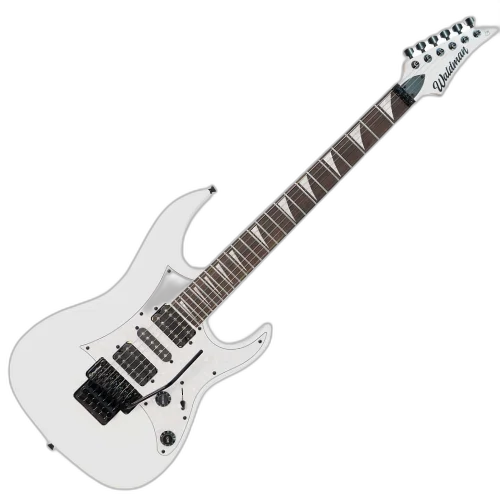 Guitarra Waldman WIG350 WH White com Captadores HSH Cerâmicos e Ponte Floyd Rose Original Flutuante