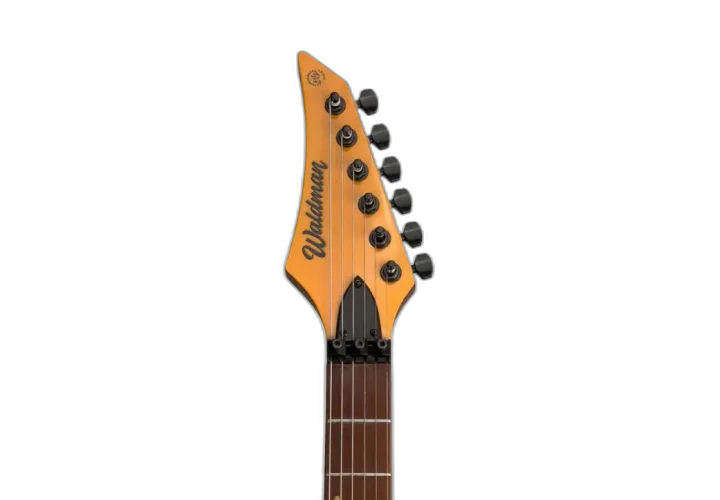 Guitarra Waldman WIGR265 OR Orange com Captadores HH Cerâmicos e Ponte Tremolo Semi-Flutuante 2 Pivôs Black