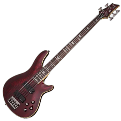Contrabaixo Schecter Omen Extreme-5 Black Cherry (BCH) 5 Cordas com Captadores Schecter Diamond Bass e Pré-Ativo 2-Band EQ 35" Scale 2041