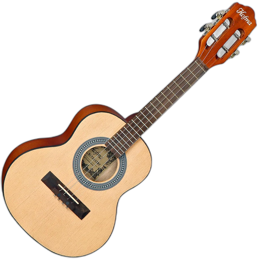 Cavaquinho Acústico Hofma HCV 30 Acetinado com Tampo Abeto, Fundo e Laterais Mogno e Tarraxas Cromadas