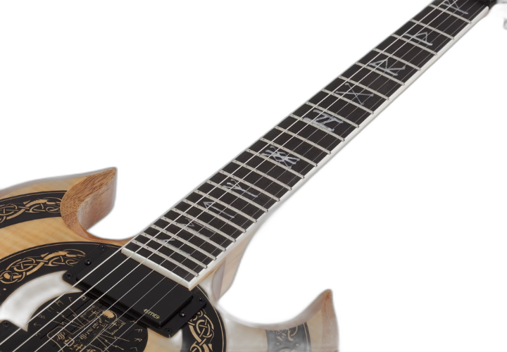 Guitarra Wylde Audio Warhammer FR Norse Dragon Raw Top com