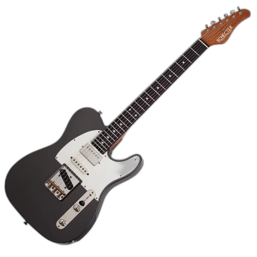 Guitarra Schecter USA PT Wembley Studio Charcoal com Captadores Schecter USA Pasadena Plus e Pasadena e Ponte Hipshot Hardtail 7143