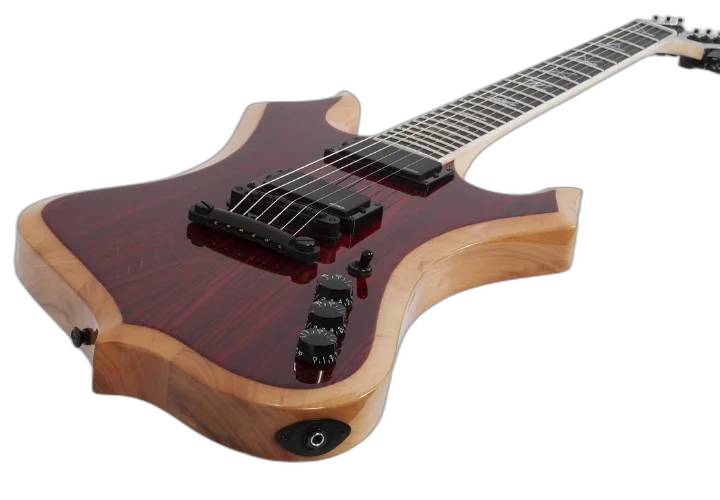 Guitarra Schecter Nomad Cocobolo com Captadores Schecter USA SuperCharger Mach-6 e Ponte Hipshot Hardtail 4537