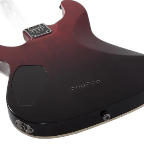 Guitarra Schecter Omen Extreme-6 Blood Burst com Captadores Diamond Plus HH e Ponte Tune-O-Matic String-Thru 2034