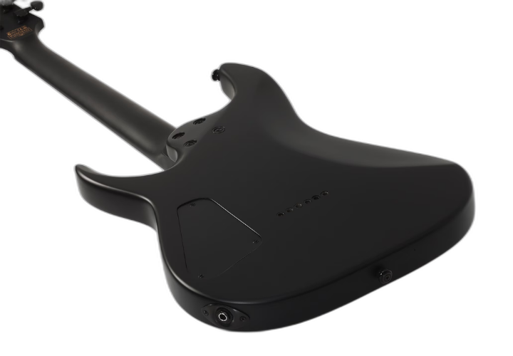 Guitarra Schecter Damien-6 Satin Black com Captadores Diamond