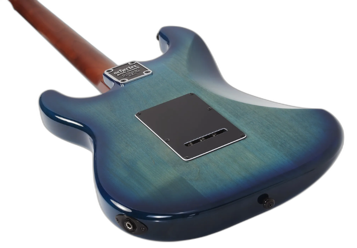 Tampo Quilted Maple Trans Blue Burst