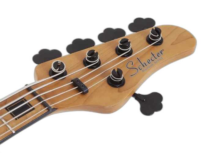 Contrabaixo Schecter Model-T 5 Exotic Ziricote NS Natural Satin 5 Cordas com Captadores Schecter MonsterTone-P e MonsterTone-J e Ponte Schecter Custom Bass Bridge 2835