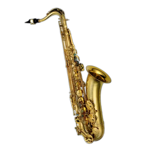 Saxofone Tenor P. Mauriat System-76 II TGL Gold Lacquer com Tudel Super VI e Campana Gravada à Mão