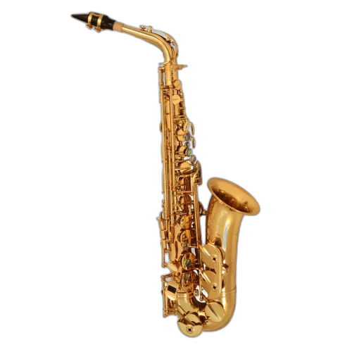 Saxofone Alto Cannonball ASCEP-L Sceptyr Series Gold Lacquer com Campana One-Piece Hand-Hammered e Chaves Power-Forged Brass e Pads Italian Pisoni