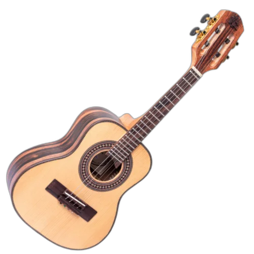 Cavaco Eletroacústico Marquês CA-234NSEL Natural Fosco Maciço com Tampo Pinho Alemão Laterais e Fundo Ébano Captador Passivo Cap-06 e Som Equilibrado Premium